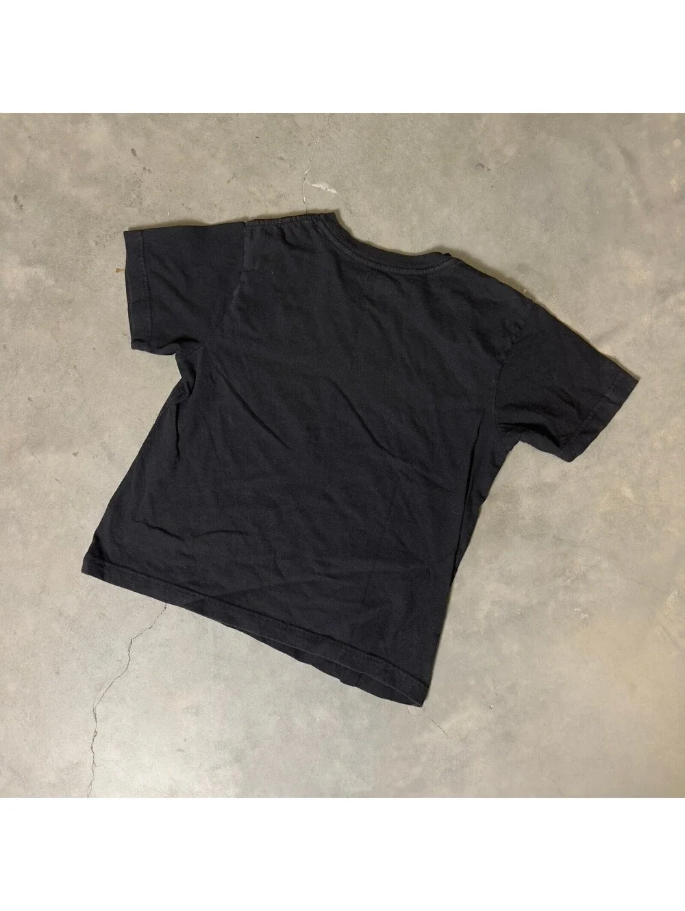 Old Navy Logo Graphic T-Shirt Boys Size M 8 Black Red Casual